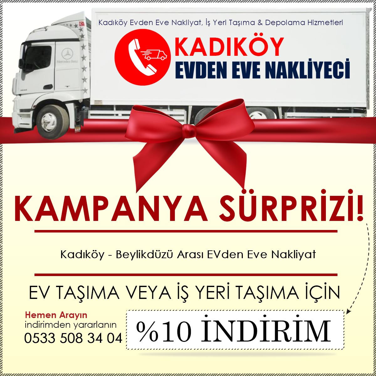 Kadıköy - Beylikdüzü Arası EVden Eve Nakliyat