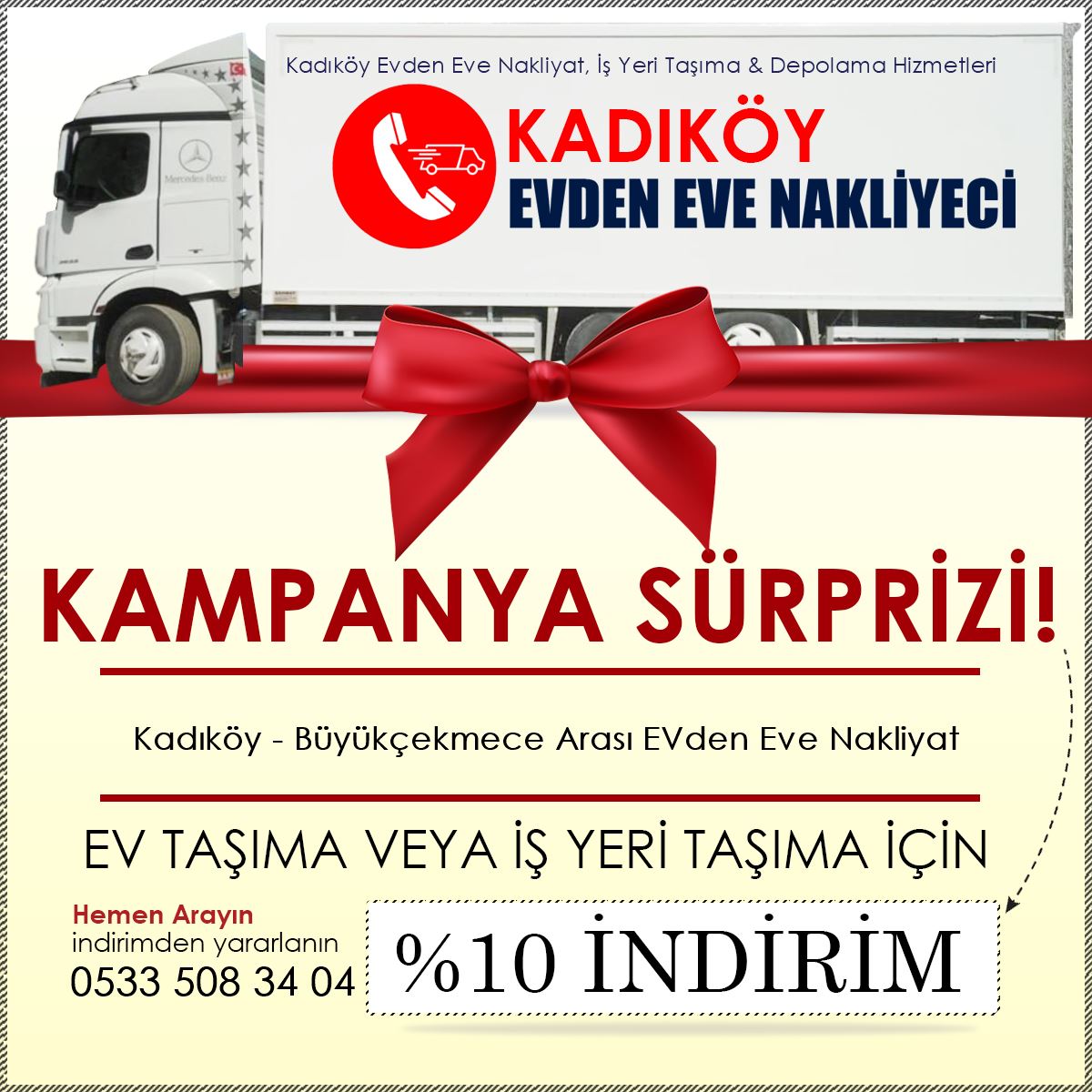 Kadıköy - Büyükçekmece Arası EVden Eve Nakliyat