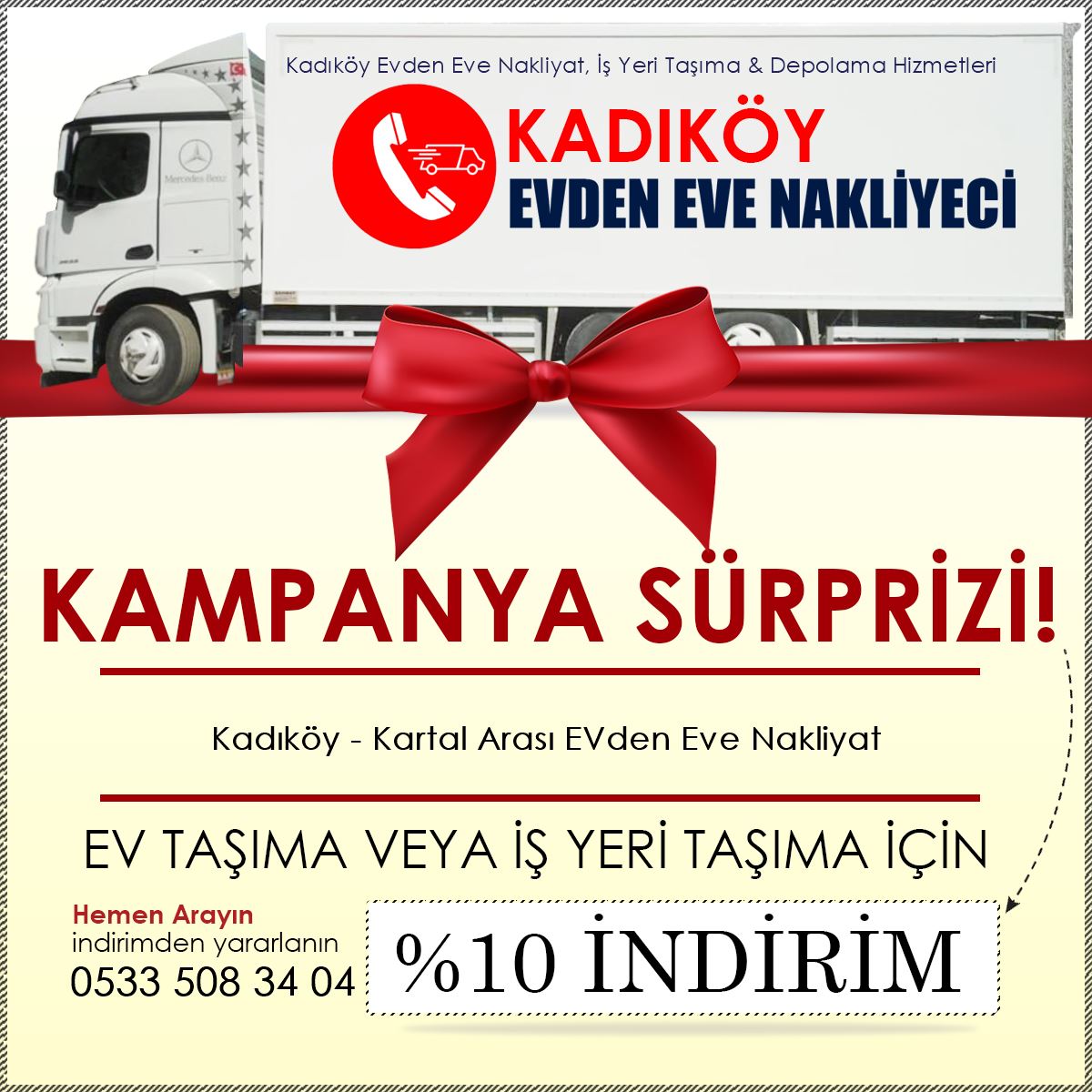 Kadıköy - Kartal Arası EVden Eve Nakliyat