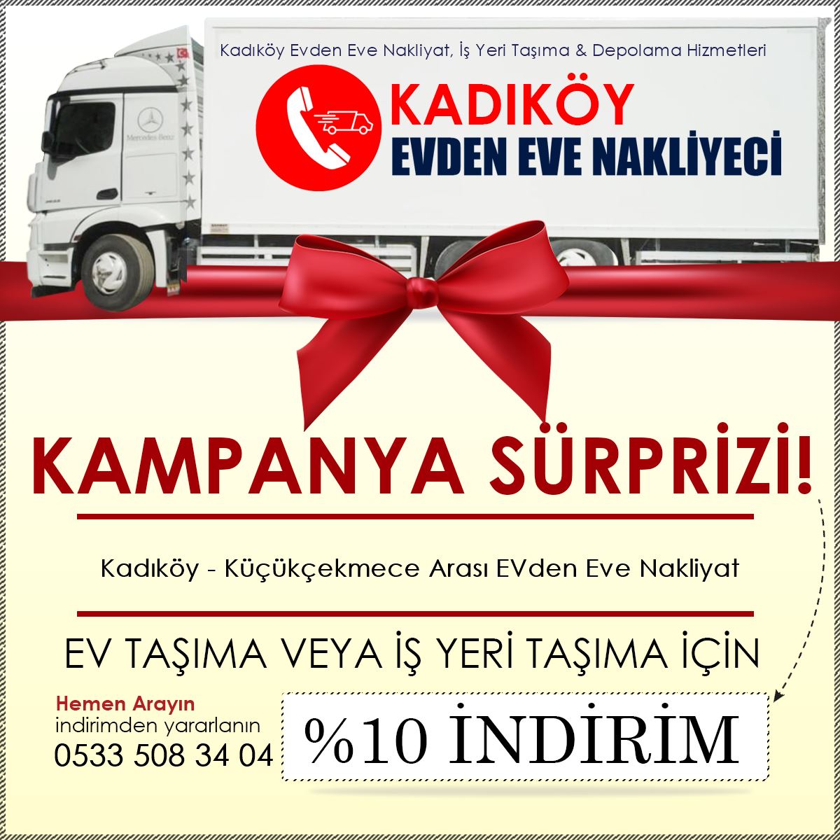 Kadıköy - Küçükçekmece Arası EVden Eve Nakliyat