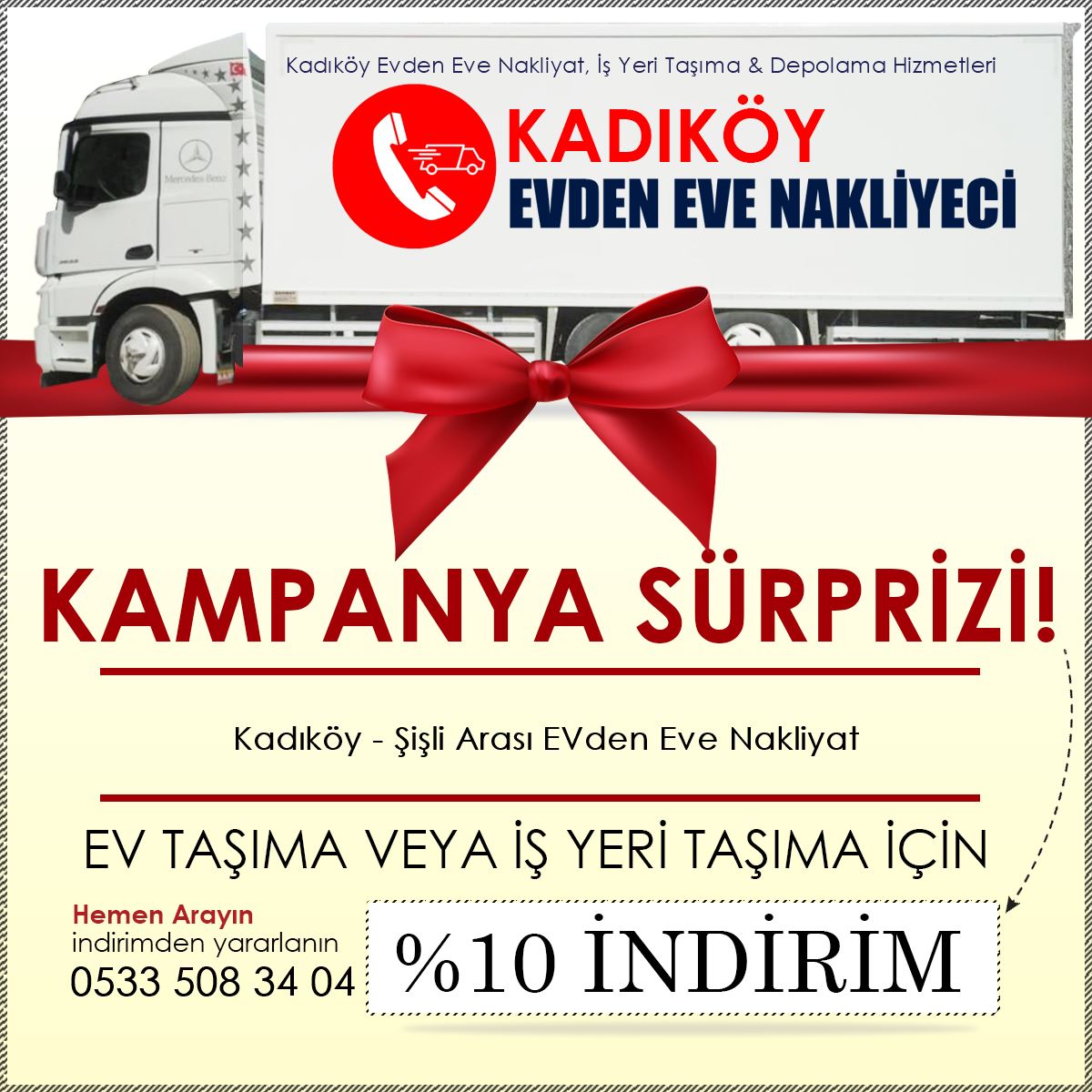 Kadıköy - Şişli Arası EVden Eve Nakliyat